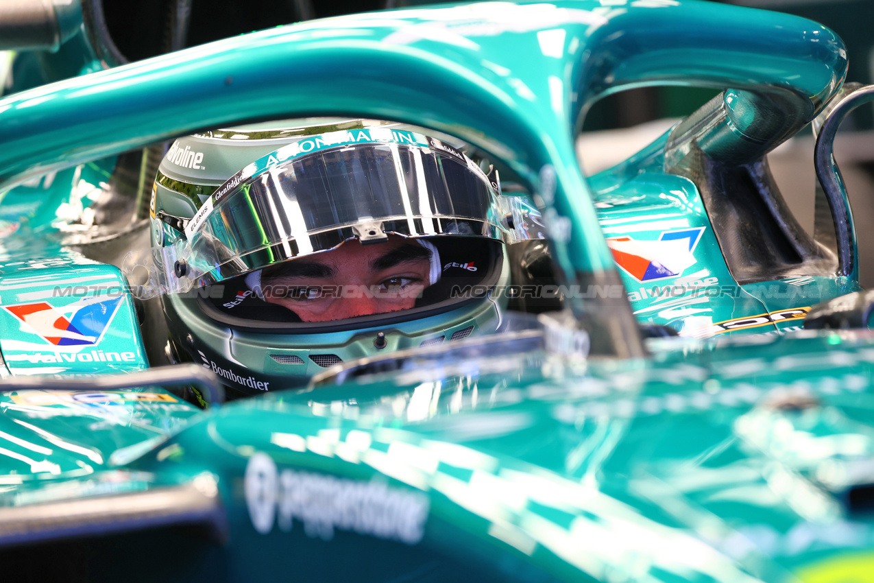 GP ITALIA, Lance Stroll (CDN) Aston Martin F1 Team AMR25.

06.09.2025. Formula 1 World Championship, Rd 16, Italian Grand Prix, Monza, Italy, Qualifiche Day.

- www.xpbimages.com, EMail: requests@xpbimages.com © Copyright: Batchelor / XPB Images