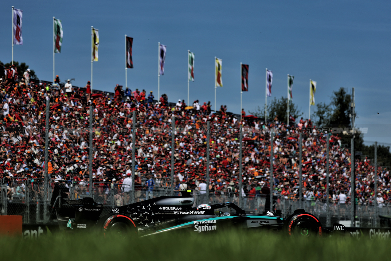 GP ITALIA, Andrea Kimi Antonelli (ITA) Mercedes AMG F1 W16.

06.09.2025. Formula 1 World Championship, Rd 16, Italian Grand Prix, Monza, Italy, Qualifiche Day.

- www.xpbimages.com, EMail: requests@xpbimages.com © Copyright: Charniaux / XPB Images