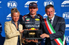 GP ITALIA, Max Verstappen (NLD) Red Bull Racing celebrates his pole position with Paolo Pilotto (ITA) Monza Mayor (Right).

06.09.2025. Formula 1 World Championship, Rd 16, Italian Grand Prix, Monza, Italy, Qualifiche Day.

- www.xpbimages.com, EMail: requests@xpbimages.com © Copyright: Batchelor / XPB Images