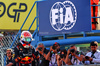 GP ITALIA, Max Verstappen (NLD) Red Bull Racing celebrates his pole position in qualifying parc ferme.

06.09.2025. Formula 1 World Championship, Rd 16, Italian Grand Prix, Monza, Italy, Qualifiche Day.

 - www.xpbimages.com, EMail: requests@xpbimages.com © Copyright: Rew / XPB Images