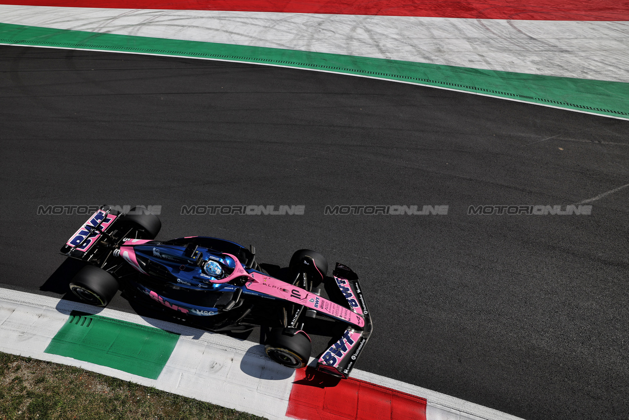 GP ITALIA, Pierre Gasly (FRA) Alpine F1 Team A525.

05.09.2025. Formula 1 World Championship, Rd 16, Italian Grand Prix, Monza, Italy, Practice Day.

 - www.xpbimages.com, EMail: requests@xpbimages.com © Copyright: Rew / XPB Images