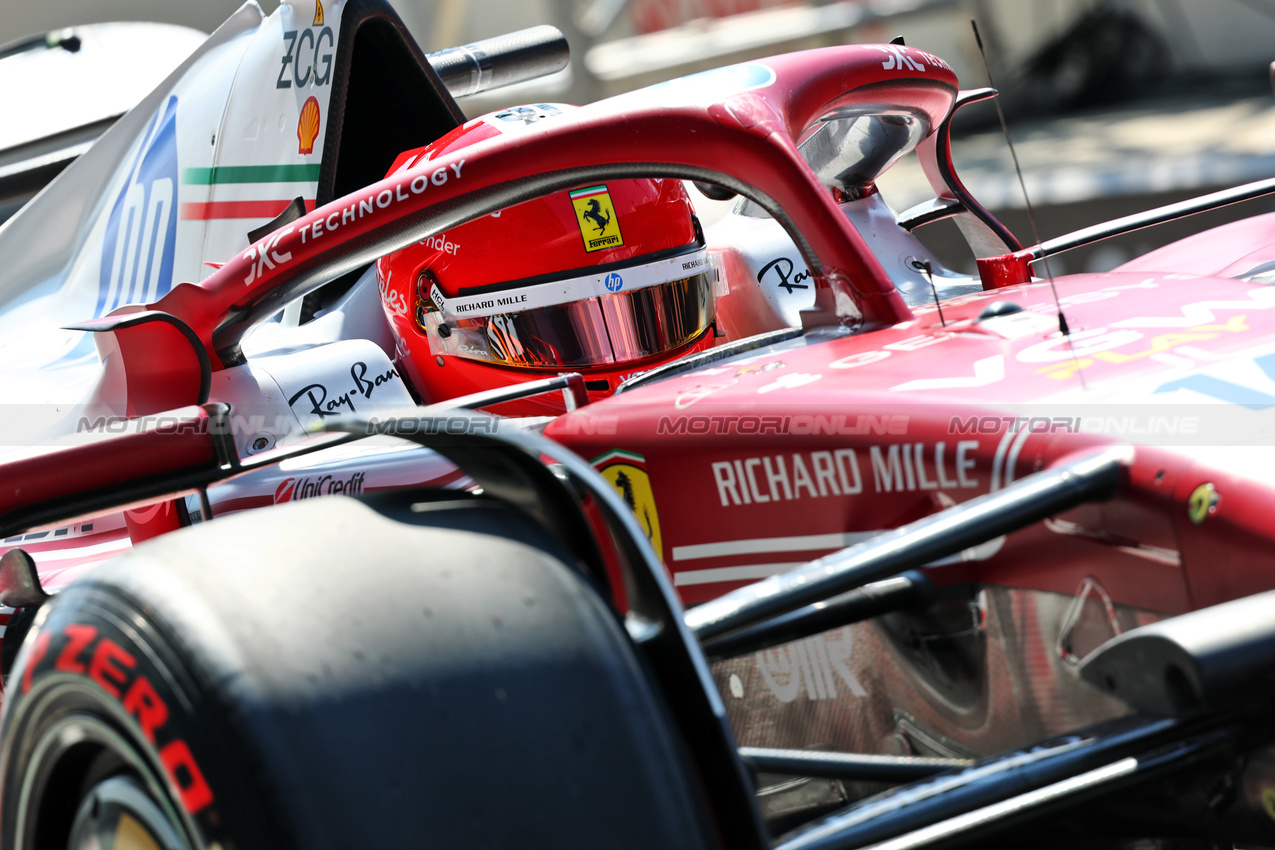 GP ITALIA, Charles Leclerc (MON) Ferrari SF-25.

05.09.2025. Formula 1 World Championship, Rd 16, Italian Grand Prix, Monza, Italy, Practice Day.

- www.xpbimages.com, EMail: requests@xpbimages.com © Copyright: Batchelor / XPB Images