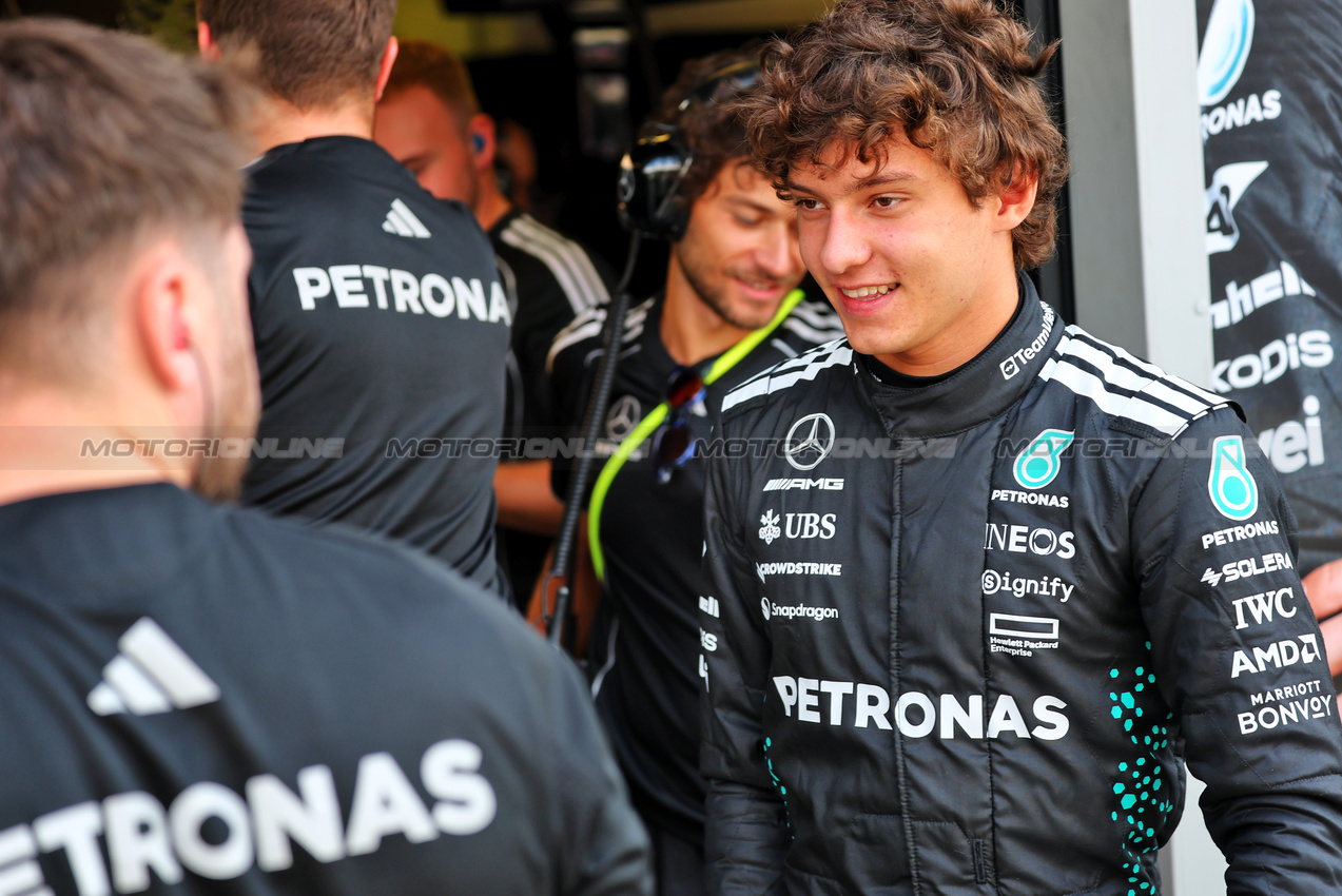 GP ITALIA, Andrea Kimi Antonelli (ITA) Mercedes AMG F1.

05.09.2025. Formula 1 World Championship, Rd 16, Italian Grand Prix, Monza, Italy, Practice Day.

- www.xpbimages.com, EMail: requests@xpbimages.com © Copyright: Batchelor / XPB Images
