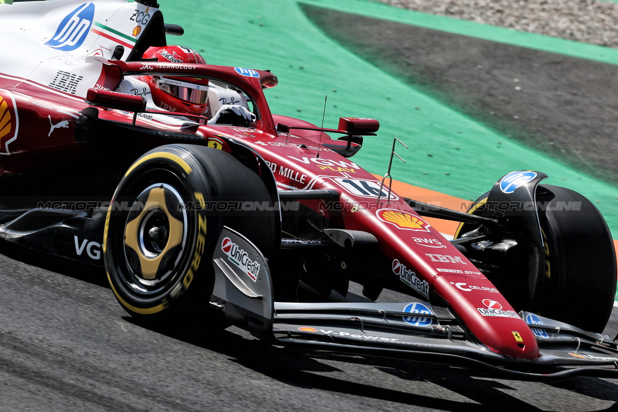 GP ITALIA, Charles Leclerc (MON) Ferrari SF-25.

05.09.2025. Formula 1 World Championship, Rd 16, Italian Grand Prix, Monza, Italy, Practice Day.

- www.xpbimages.com, EMail: requests@xpbimages.com © Copyright: Charniaux / XPB Images