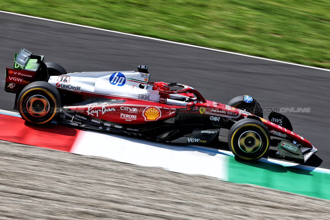 GP ITALIA, Charles Leclerc (MON) Ferrari SF-25.

05.09.2025. Formula 1 World Championship, Rd 16, Italian Grand Prix, Monza, Italy, Practice Day.

- www.xpbimages.com, EMail: requests@xpbimages.com © Copyright: Charniaux / XPB Images