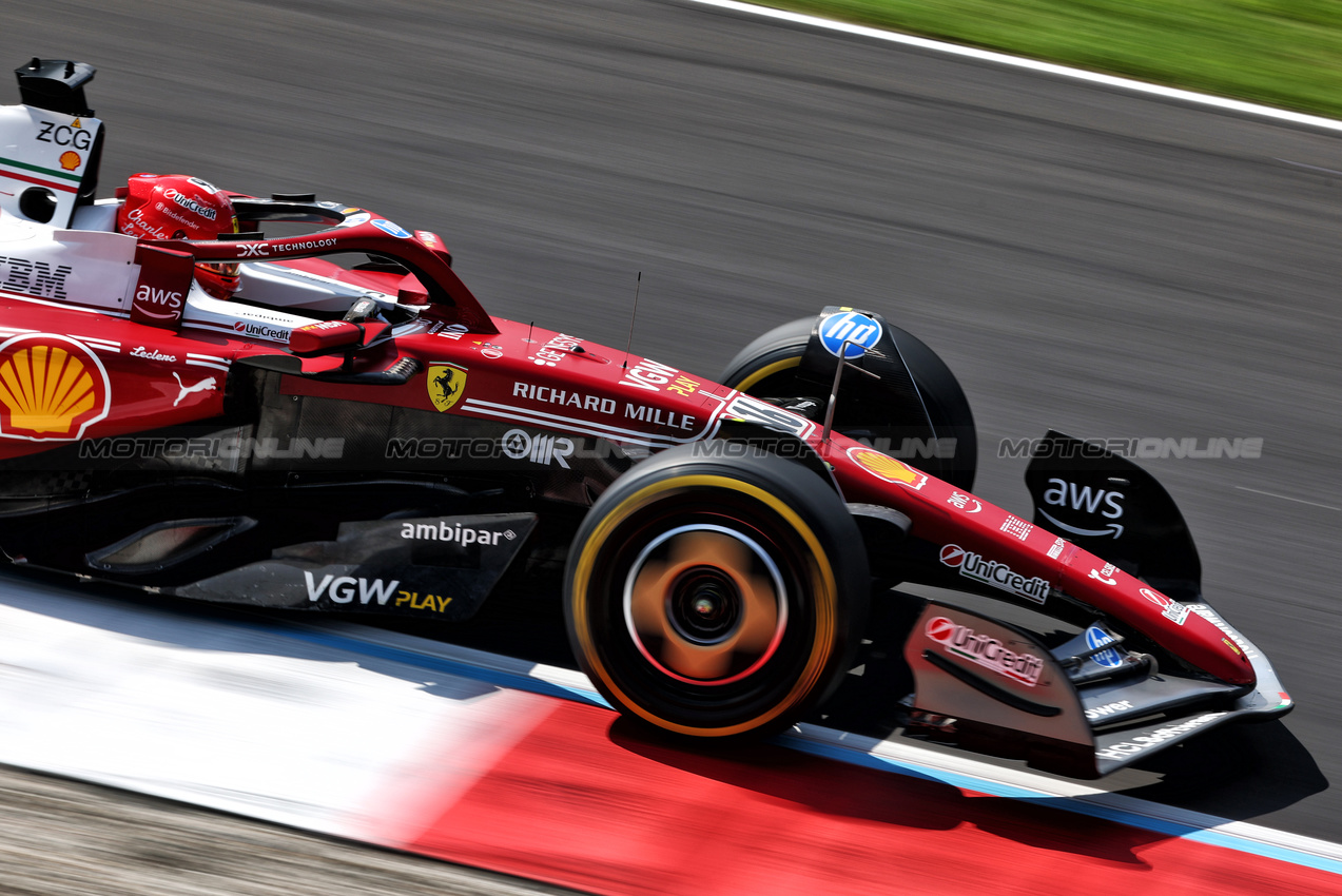 GP ITALIA, Charles Leclerc (MON) Ferrari SF-25.

05.09.2025. Formula 1 World Championship, Rd 16, Italian Grand Prix, Monza, Italy, Practice Day.

- www.xpbimages.com, EMail: requests@xpbimages.com © Copyright: Charniaux / XPB Images