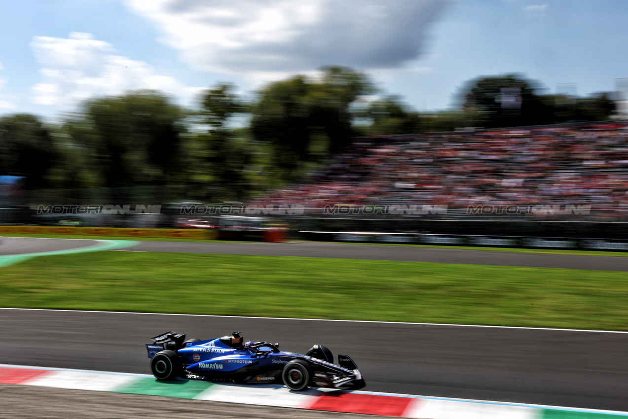 GP ITALIA, Alexander Albon (THA) Atlassian Williams Racing FW47.

05.09.2025. Formula 1 World Championship, Rd 16, Italian Grand Prix, Monza, Italy, Practice Day.

- www.xpbimages.com, EMail: requests@xpbimages.com © Copyright: Charniaux / XPB Images