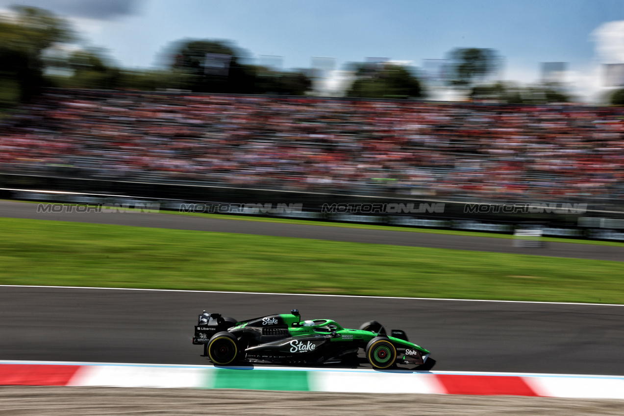 GP ITALIA, Nico Hulkenberg (GER) Sauber C45.

05.09.2025. Formula 1 World Championship, Rd 16, Italian Grand Prix, Monza, Italy, Practice Day.

- www.xpbimages.com, EMail: requests@xpbimages.com © Copyright: Charniaux / XPB Images