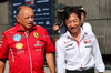 GP ITALIA, (L to R): Frederic Vasseur (FRA) Ferrari Team Principal with Ayao Komatsu (JPN) Haas F1 Team Principal.

05.09.2025. Formula 1 World Championship, Rd 16, Italian Grand Prix, Monza, Italy, Practice Day.

- www.xpbimages.com, EMail: requests@xpbimages.com © Copyright: Batchelor / XPB Images