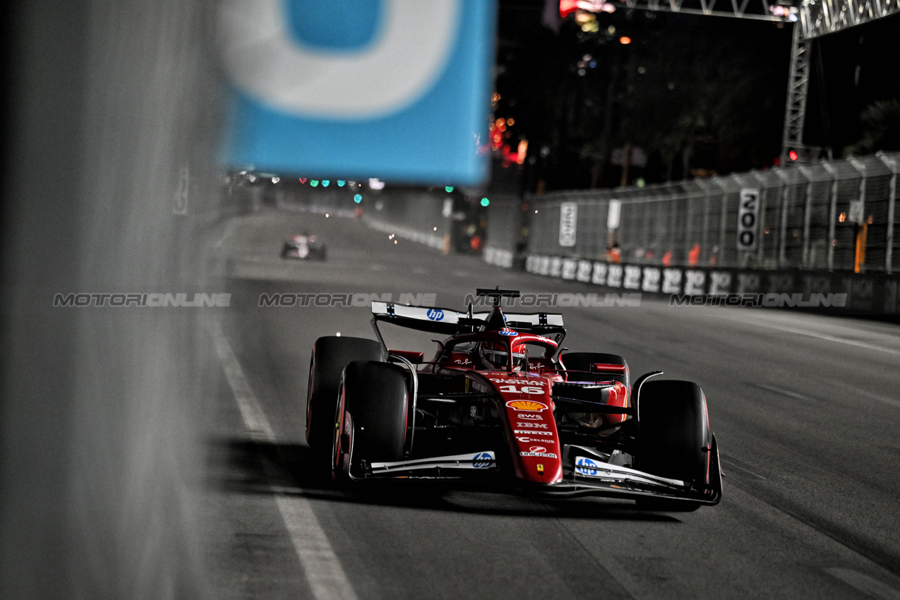 GP LAS VEGAS, Charles Leclerc (MON) Ferrari SF-25.

20.11.2025. Formula 1 World Championship, Rd 22, Las Vegas Grand Prix, Las Vegas, Nevada, USA, Practice Day

- www.xpbimages.com, EMail: requests@xpbimages.com © Copyright: Price	/ XPB Images