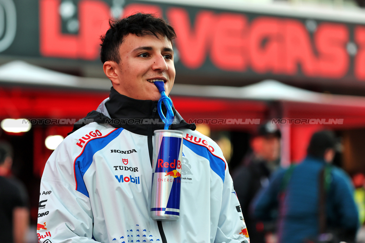 GP LAS VEGAS, Isack Hadjar (FRA) Racing Bulls.
19.11.2025. Formula 1 World Championship, Rd 22, Las Vegas Grand Prix, Las Vegas, Nevada, USA, Preparation Day.
- www.xpbimages.com, EMail: requests@xpbimages.com © Copyright: Batchelor / XPB Images