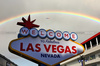 GP LAS VEGAS, Circuit Atmosfera - Welcome to Las Vegas sign in the paddock e a rainbow.
19.11.2025. Formula 1 World Championship, Rd 22, Las Vegas Grand Prix, Las Vegas, Nevada, USA, Preparation Day.
- www.xpbimages.com, EMail: requests@xpbimages.com © Copyright: Bearne / XPB Images