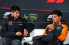 GP LAS VEGAS, (L to R): Esteban Ocon (FRA) Haas F1 Team e Lando Norris (GBR) McLaren in the FIA Press Conference.
19.11.2025. Formula 1 World Championship, Rd 22, Las Vegas Grand Prix, Las Vegas, Nevada, USA, Preparation Day.
- www.xpbimages.com, EMail: requests@xpbimages.com © Copyright: Moy / XPB Images