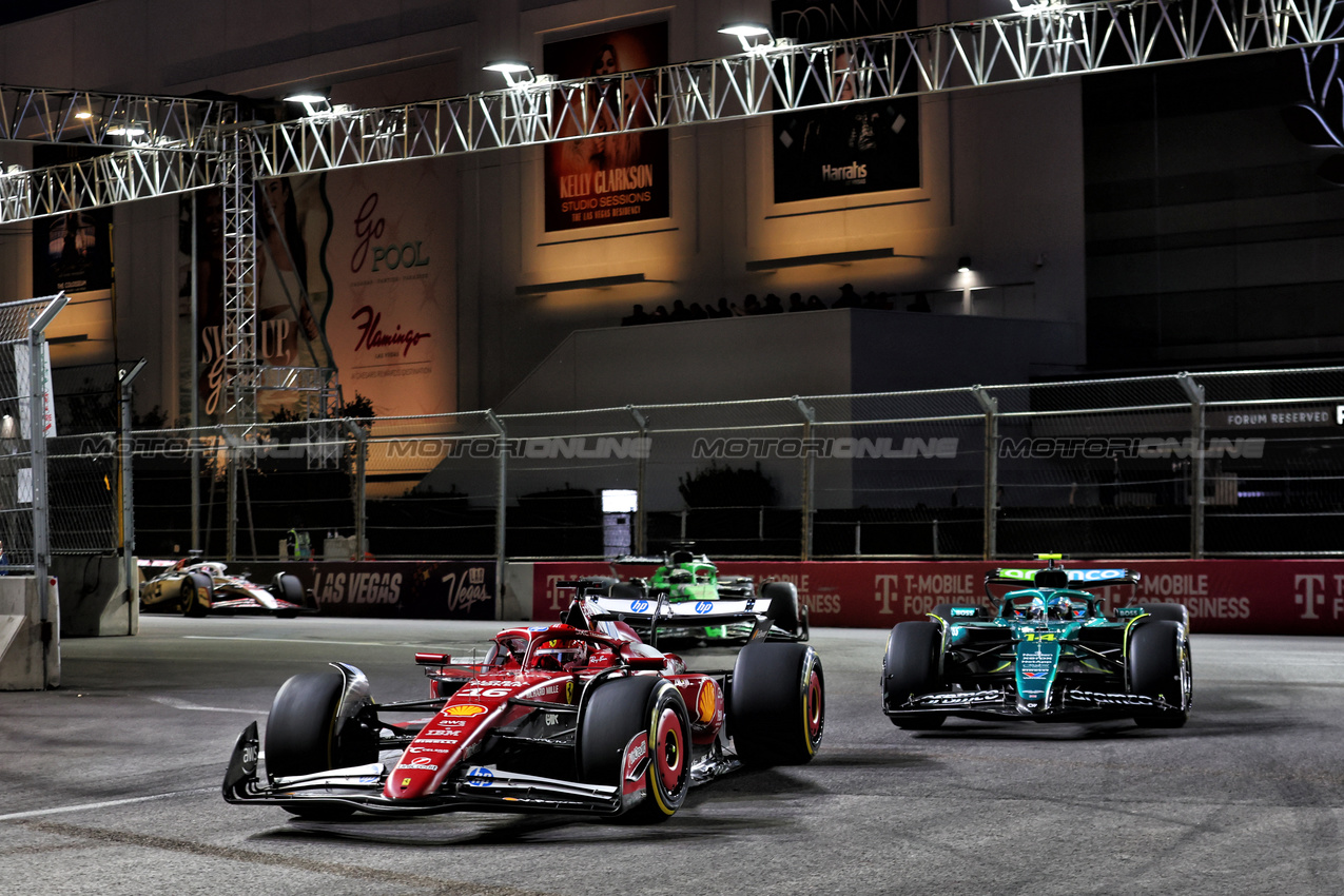 GP LAS VEGAS, Charles Leclerc (MON) Ferrari SF-25.

22.11.2025. Formula 1 World Championship, Rd 22, Las Vegas Grand Prix, Las Vegas, Nevada, USA, Gara Day.

 - www.xpbimages.com, EMail: requests@xpbimages.com © Copyright: Patching / XPB Images