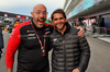 GP LAS VEGAS, (L to R): Stuart Morrison (GBR) Haas F1 Team Head of Communications with Pietro Fittipaldi (BRA) Cadillac Formula 1 Team Development Driver.

22.11.2025. Formula 1 World Championship, Rd 22, Las Vegas Grand Prix, Las Vegas, Nevada, USA, Gara Day.

- www.xpbimages.com, EMail: requests@xpbimages.com © Copyright: Bearne / XPB Images