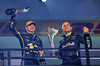 GP LAS VEGAS, (L to R): Gara winner Max Verstappen (NLD) Red Bull Racing celebrates on the podium with Gianpiero Lambiase (ITA) Red Bull Racing Head of Racing.
22.11.2025. Formula 1 World Championship, Rd 22, Las Vegas Grand Prix, Las Vegas, Nevada, USA, Gara Day.
- www.xpbimages.com, EMail: requests@xpbimages.com © Copyright: Batchelor / XPB Images