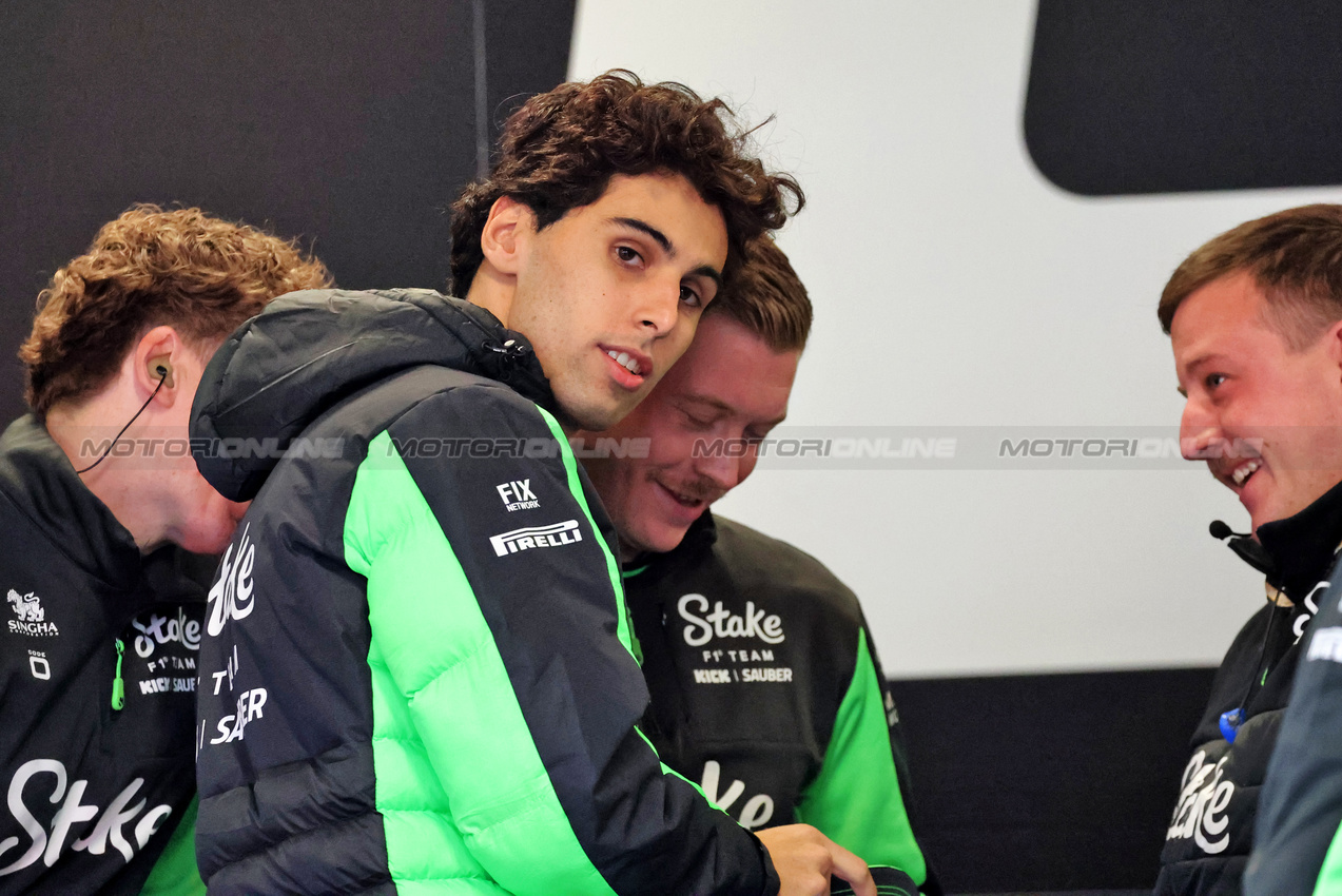 GP LAS VEGAS, Gabriel Bortoleto (BRA) Sauber.

21.11.2025. Formula 1 World Championship, Rd 22, Las Vegas Grand Prix, Las Vegas, Nevada, USA, Qualifiche Day.

- www.xpbimages.com, EMail: requests@xpbimages.com © Copyright: Batchelor / XPB Images