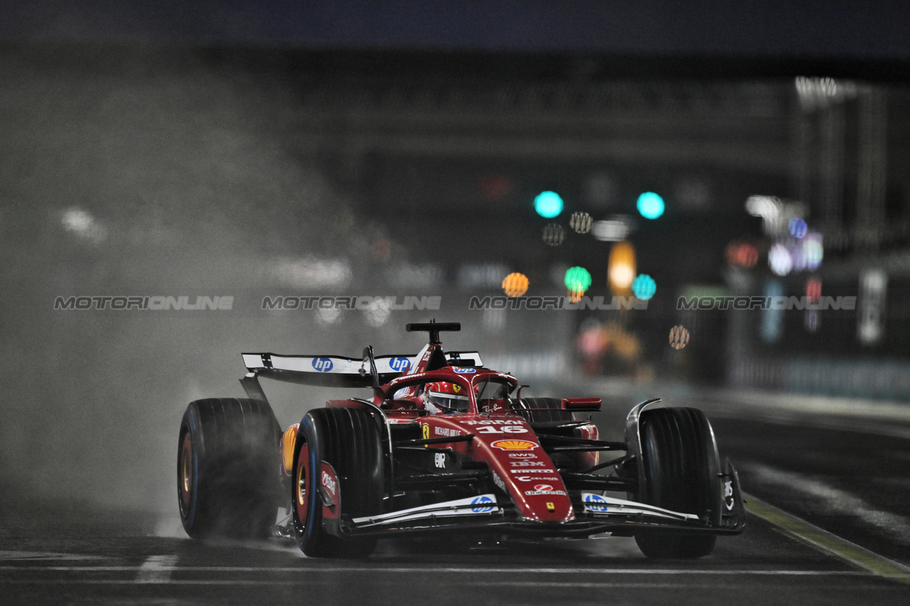 GP LAS VEGAS, Charles Leclerc (MON) Ferrari SF-25.

21.11.2025. Formula 1 World Championship, Rd 22, Las Vegas Grand Prix, Las Vegas, Nevada, USA, Qualifiche Day.

- www.xpbimages.com, EMail: requests@xpbimages.com © Copyright: Price	/ XPB Images