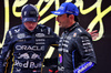 GP LAS VEGAS, (L to R): Max Verstappen (NLD) Red Bull Racing with Carlos Sainz (ESP) Atlassian Williams Racing in qualifying parc ferme.

21.11.2025. Formula 1 World Championship, Rd 22, Las Vegas Grand Prix, Las Vegas, Nevada, USA, Qualifiche Day.

- www.xpbimages.com, EMail: requests@xpbimages.com © Copyright: Batchelor / XPB Images