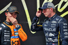 GP LAS VEGAS, (L to R): Lando Norris (GBR) McLaren with Max Verstappen (NLD) Red Bull Racing in qualifying parc ferme.

21.11.2025. Formula 1 World Championship, Rd 22, Las Vegas Grand Prix, Las Vegas, Nevada, USA, Qualifiche Day.

- www.xpbimages.com, EMail: requests@xpbimages.com © Copyright: Batchelor / XPB Images