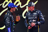 GP LAS VEGAS, (L to R): Carlos Sainz (ESP) Atlassian Williams Racing with Max Verstappen (NLD) Red Bull Racing in qualifying parc ferme.
21.11.2025. Formula 1 World Championship, Rd 22, Las Vegas Grand Prix, Las Vegas, Nevada, USA, Qualifiche Day.
- www.xpbimages.com, EMail: requests@xpbimages.com © Copyright: Batchelor / XPB Images