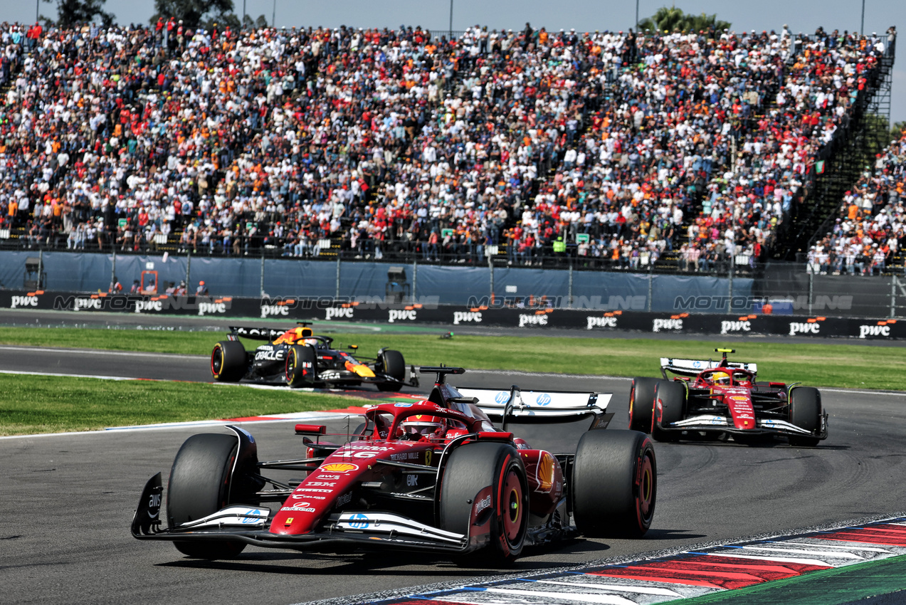 GP MESSICO, Charles Leclerc (MON) Ferrari SF-25.

26.10.2025. Formula 1 World Championship, Rd 20, Mexican Grand Prix, Mexico City, Mexico, Gara Day.

- www.xpbimages.com, EMail: requests@xpbimages.com © Copyright: Moy / XPB Images