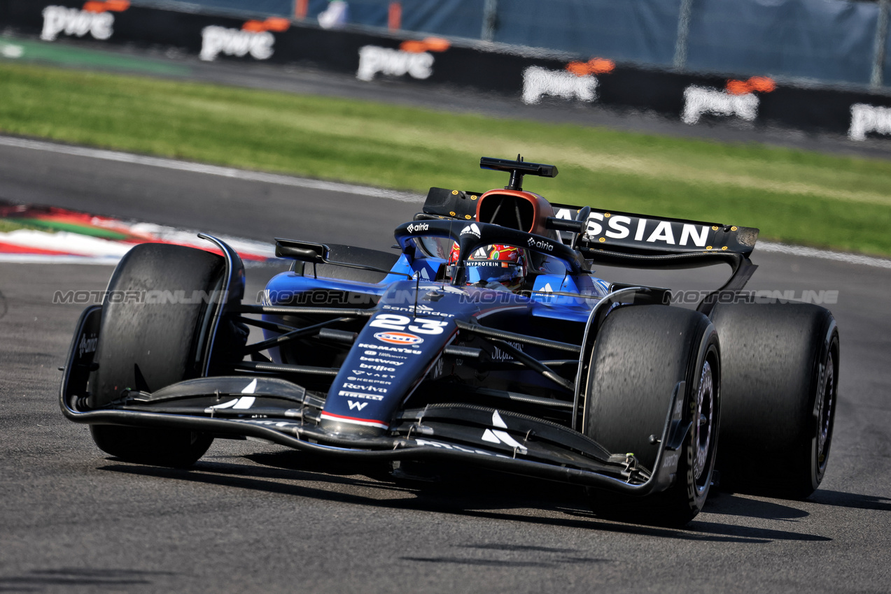 GP MESSICO, Alexander Albon (THA) Atlassian Williams Racing FW47.

26.10.2025. Formula 1 World Championship, Rd 20, Mexican Grand Prix, Mexico City, Mexico, Gara Day.

- www.xpbimages.com, EMail: requests@xpbimages.com © Copyright: Moy / XPB Images