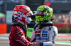 GP MESSICO, (L to R): Charles Leclerc (MON) Ferrari celebrates his second position with vincitore Lando Norris (GBR) McLaren in parc ferme.

26.10.2025. Formula 1 World Championship, Rd 20, Mexican Grand Prix, Mexico City, Mexico, Gara Day.

- www.xpbimages.com, EMail: requests@xpbimages.com © Copyright: Bearne / XPB Images