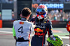 GP MESSICO, (L to R): Gara winner Lando Norris (GBR) McLaren celebrates with third placed Max Verstappen (NLD) Red Bull Racing in parc ferme.
26.10.2025. Formula 1 World Championship, Rd 20, Mexican Grand Prix, Mexico City, Mexico, Gara Day.
- www.xpbimages.com, EMail: requests@xpbimages.com © Copyright: Bearne / XPB Images