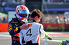 GP MESSICO, Gara winner Lando Norris (GBR) McLaren (Right) celebrates with third placed Max Verstappen (NLD) Red Bull Racing in parc ferme.

26.10.2025. Formula 1 World Championship, Rd 20, Mexican Grand Prix, Mexico City, Mexico, Gara Day.

- www.xpbimages.com, EMail: requests@xpbimages.com © Copyright: Bearne / XPB Images