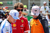 GP MESSICO, (L to R): Isack Hadjar (FRA) Racing Bulls with Charles Leclerc (MON) Ferrari e Lando Norris (GBR) McLaren on the drivers' parade.
26.10.2025. Formula 1 World Championship, Rd 20, Mexican Grand Prix, Mexico City, Mexico, Gara Day.
- www.xpbimages.com, EMail: requests@xpbimages.com © Copyright: Batchelor / XPB Images