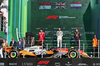 GP MESSICO, The podium (L to R): Charles Leclerc (MON) Ferrari, second; Lando Norris (GBR) McLaren, vincitore; Max Verstappen (NLD) Red Bull Racing, third.

26.10.2025. Formula 1 World Championship, Rd 20, Mexican Grand Prix, Mexico City, Mexico, Gara Day.

- www.xpbimages.com, EMail: requests@xpbimages.com © Copyright: Moy / XPB Images