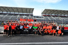 GP MESSICO, The Haas F1 Team celebrates fourth position for Oliver Bearman (GBR) e ninth position for Esteban Ocon (FRA).

26.10.2025. Formula 1 World Championship, Rd 20, Mexican Grand Prix, Mexico City, Mexico, Gara Day.

- www.xpbimages.com, EMail: requests@xpbimages.com © Copyright: Moy / XPB Images