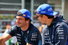 GP MESSICO, (L to R): Carlos Sainz (ESP) Atlassian Williams Racing with Alexander Albon (THA) Atlassian Williams Racing on the drivers' parade.
26.10.2025. Formula 1 World Championship, Rd 20, Mexican Grand Prix, Mexico City, Mexico, Gara Day.
- www.xpbimages.com, EMail: requests@xpbimages.com © Copyright: Charniaux / XPB Images