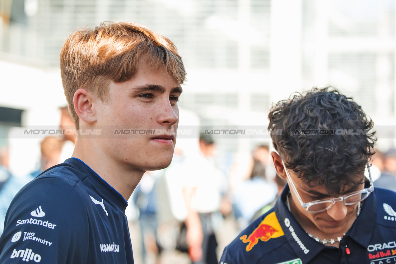 GP MESSICO, Luke Browning (GBR) Atlassian Williams Racing Academy Driver.
23.10.2025. Formula 1 World Championship, Rd 20, Mexican Grand Prix, Mexico City, Mexico, Preparation Day.
- www.xpbimages.com, EMail: requests@xpbimages.com © Copyright: Bearne / XPB Images