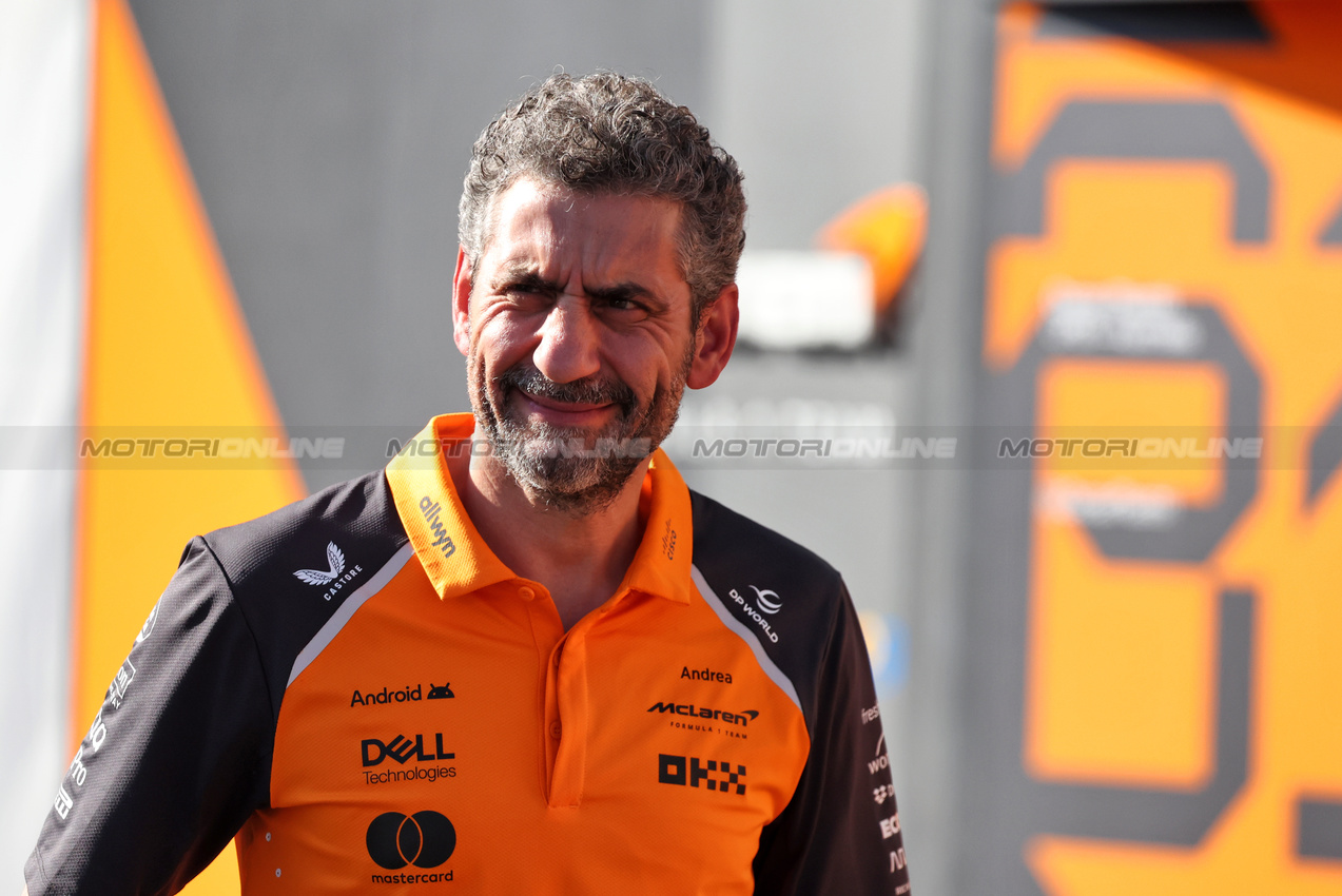 GP MESSICO, Andrea Stella (ITA) McLaren Team Principal.
23.10.2025. Formula 1 World Championship, Rd 20, Mexican Grand Prix, Mexico City, Mexico, Preparation Day.
- www.xpbimages.com, EMail: requests@xpbimages.com © Copyright: Bearne / XPB Images