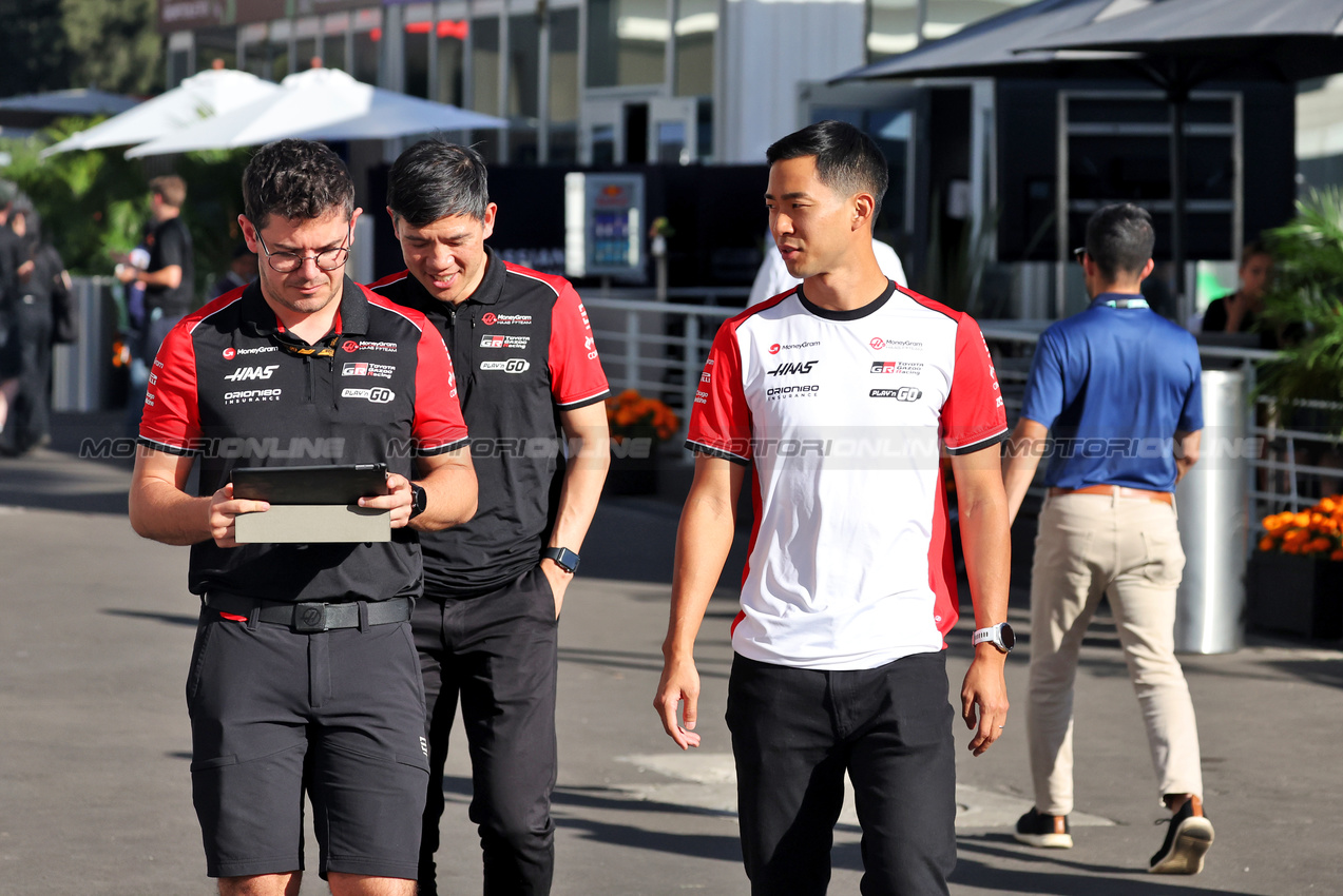 GP MESSICO, Ryo Hirakawa (JPN) Haas F1 Team Reserve Driver.

23.10.2025. Formula 1 World Championship, Rd 20, Mexican Grand Prix, Mexico City, Mexico, Preparation Day.

- www.xpbimages.com, EMail: requests@xpbimages.com © Copyright: Bearne / XPB Images