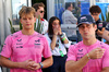 GP MESSICO, (L to R): Paul Aron (EST) Alpine F1 Team Reserve Driver with Franco Colapinto (ARG) Alpine F1 Team.

23.10.2025. Formula 1 World Championship, Rd 20, Mexican Grand Prix, Mexico City, Mexico, Preparation Day.

- www.xpbimages.com, EMail: requests@xpbimages.com © Copyright: Bearne / XPB Images