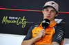 GP MESSICO, Oscar Piastri (AUS) McLaren in the FIA Press Conference.

23.10.2025. Formula 1 World Championship, Rd 20, Mexican Grand Prix, Mexico City, Mexico, Preparation Day.

- www.xpbimages.com, EMail: requests@xpbimages.com © Copyright: Bearne / XPB Images
