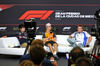 GP MESSICO, (L to R): Yuki Tsunoda (JPN) Red Bull Racing; Oscar Piastri (AUS) McLaren; e Liam Lawson (NZL) Racing Bulls, in the FIA Press Conference.

23.10.2025. Formula 1 World Championship, Rd 20, Mexican Grand Prix, Mexico City, Mexico, Preparation Day.

- www.xpbimages.com, EMail: requests@xpbimages.com © Copyright: Bearne / XPB Images