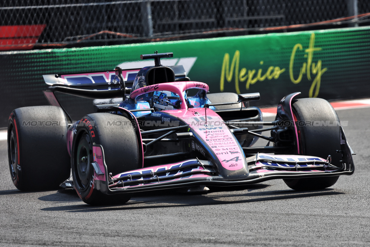 GP MESSICO, Pierre Gasly (FRA) Alpine F1 Team A525.

25.10.2025. Formula 1 World Championship, Rd 20, Mexican Grand Prix, Mexico City, Mexico, Qualifiche Day.

- www.xpbimages.com, EMail: requests@xpbimages.com © Copyright: Bearne / XPB Images