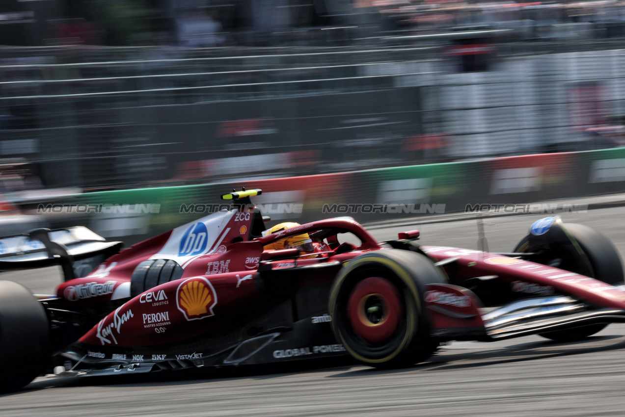 GP MESSICO, Lewis Hamilton (GBR) Ferrari SF-25.
25.10.2025. Formula 1 World Championship, Rd 20, Mexican Grand Prix, Mexico City, Mexico, Qualifiche Day.
- www.xpbimages.com, EMail: requests@xpbimages.com © Copyright: Batchelor / XPB Images