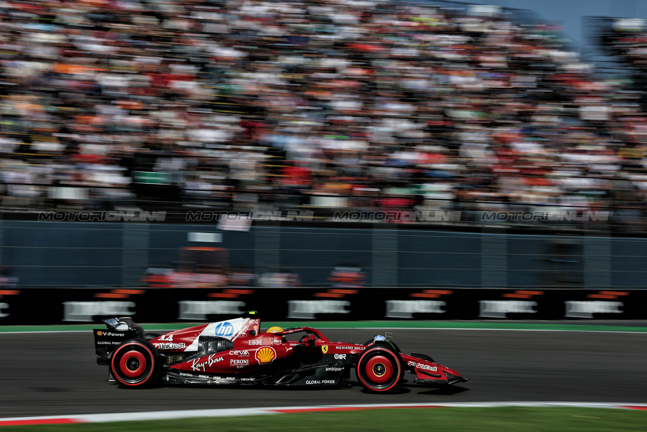 GP MESSICO, Lewis Hamilton (GBR) Ferrari SF-25.
25.10.2025. Formula 1 World Championship, Rd 20, Mexican Grand Prix, Mexico City, Mexico, Qualifiche Day.
- www.xpbimages.com, EMail: requests@xpbimages.com © Copyright: Charniaux / XPB Images