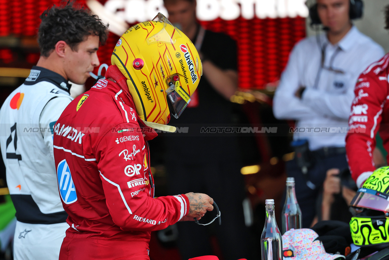 GP MESSICO, Thid placed Lewis Hamilton (GBR) Ferrari in qualifying parc ferme.

25.10.2025. Formula 1 World Championship, Rd 20, Mexican Grand Prix, Mexico City, Mexico, Qualifiche Day.

- www.xpbimages.com, EMail: requests@xpbimages.com © Copyright: Batchelor / XPB Images
