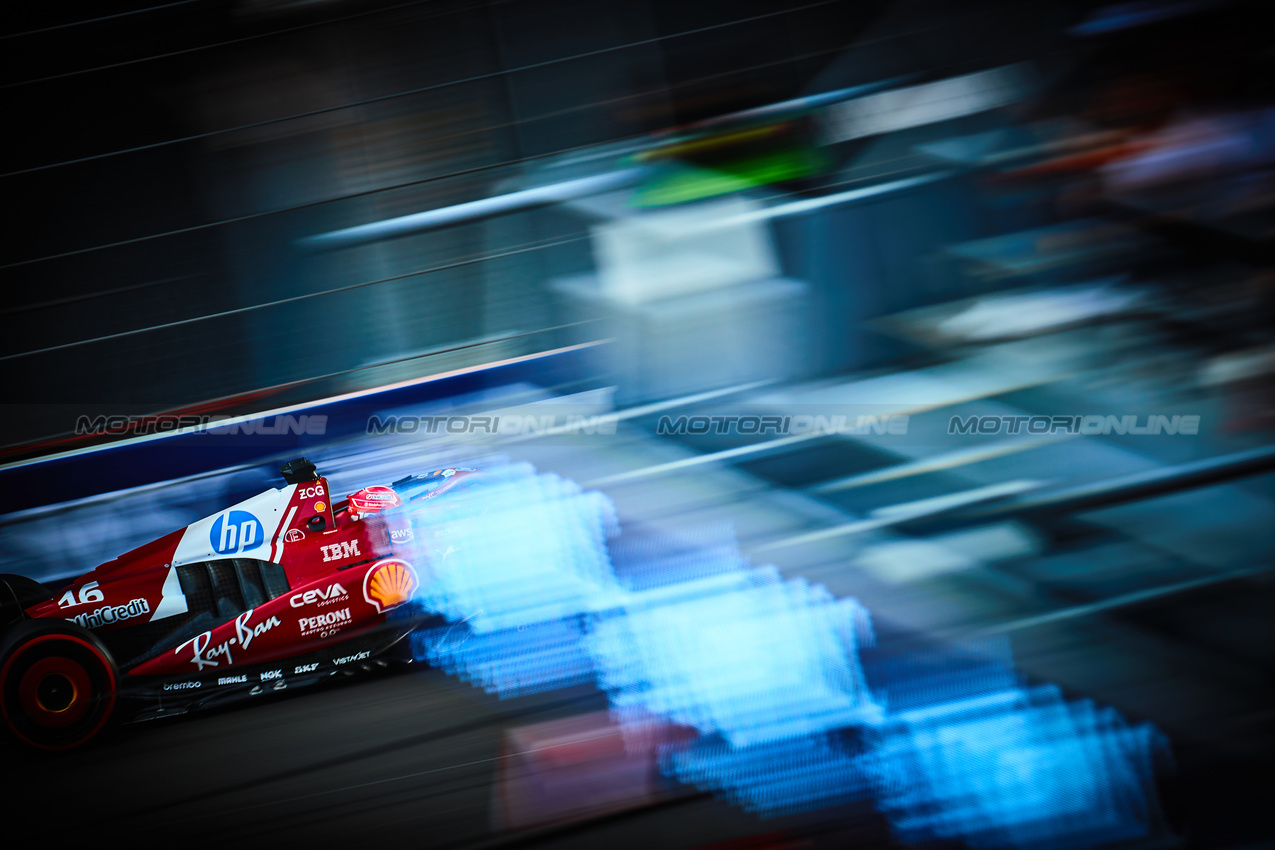GP MESSICO, Charles Leclerc (MON) Ferrari SF-25.
25.10.2025. Formula 1 World Championship, Rd 20, Mexican Grand Prix, Mexico City, Mexico, Qualifiche Day.
- www.xpbimages.com, EMail: requests@xpbimages.com © Copyright: XPB Images