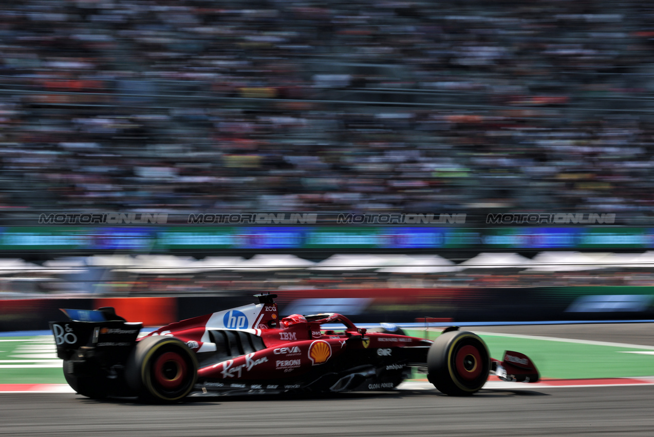GP MESSICO, Charles Leclerc (MON) Ferrari SF-25.

25.10.2025. Formula 1 World Championship, Rd 20, Mexican Grand Prix, Mexico City, Mexico, Qualifiche Day.

- www.xpbimages.com, EMail: requests@xpbimages.com © Copyright: Batchelor / XPB Images