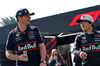 GP MESSICO, (L to R): Max Verstappen (NLD) Red Bull Racing with his team mate Yuki Tsunoda (JPN) Red Bull Racing.
25.10.2025. Formula 1 World Championship, Rd 20, Mexican Grand Prix, Mexico City, Mexico, Qualifiche Day.
- www.xpbimages.com, EMail: requests@xpbimages.com © Copyright: Bearne / XPB Images