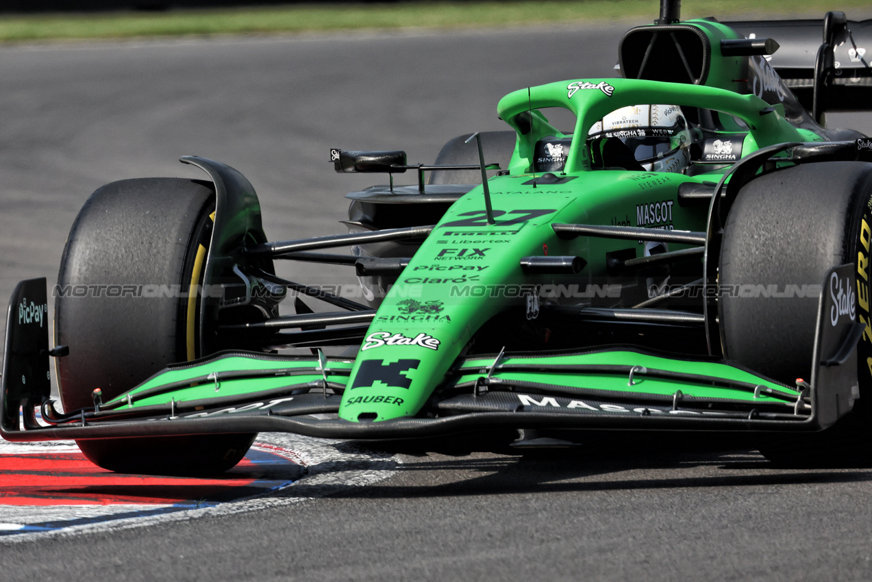 GP MESSICO, Nico Hulkenberg (GER) Sauber C45.
24.10.2025. Formula 1 World Championship, Rd 20, Mexican Grand Prix, Mexico City, Mexico, Practice Day.
- www.xpbimages.com, EMail: requests@xpbimages.com © Copyright: Bearne / XPB Images