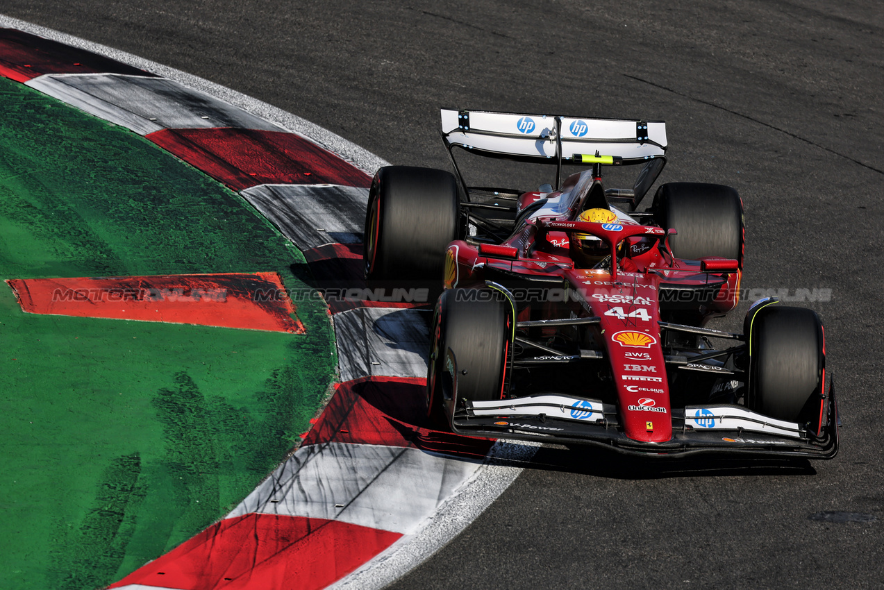 GP MESSICO, Lewis Hamilton (GBR) Ferrari SF-25.

25.10.2025. Formula 1 World Championship, Rd 20, Mexican Grand Prix, Mexico City, Mexico, Qualifiche Day.

- www.xpbimages.com, EMail: requests@xpbimages.com © Copyright: Moy / XPB Images