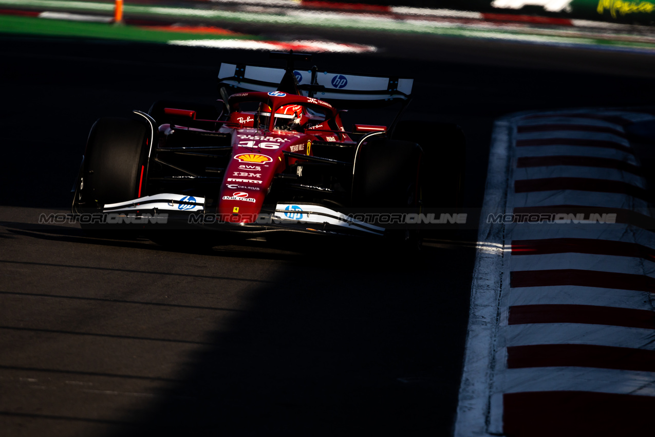 GP MESSICO, Charles Leclerc (MON) Ferrari SF-25.

25.10.2025. Formula 1 World Championship, Rd 20, Mexican Grand Prix, Mexico City, Mexico, Qualifiche Day.

- www.xpbimages.com, EMail: requests@xpbimages.com © Copyright: Bearne / XPB Images